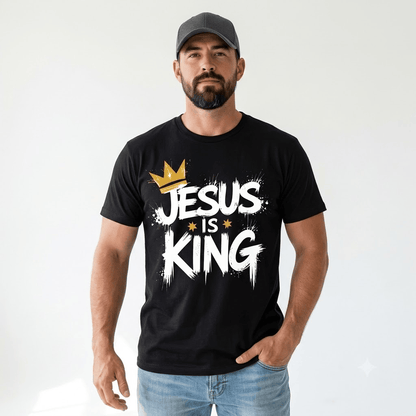 Jesus Is King Crown Logo Tee